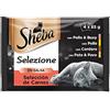 Sheba - Selezione, Cibo umido per gatti, carne in salsa, multipack (13 x 4 bustine da 85 g)