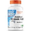 Doctor's Best, Stabilized R-Lipoic-Acid (Acido R-Lipoico Stabilizzato), 100mg, 60 Capsule vegane, Sodio, Testato in Laboratorio, Senza Soia, Senza Glutine, Non-GMO
