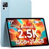DOOGEE T30PRO Android 13 Tablet 11 Pollici, 15GB RAM + 256GB ROM (2TB TF) Tablet PC, Helio G99 Octa-Core 2.5K Gaming Tablet, 8580mAh 33W Ricarica Rapida, 20MP Dual SIM 4G LTE +5G WiFi Widevine L1