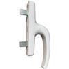 inferramenta CREMONESE PER INTERNO MANIGLIA PER PORTE IN ALLUMINIO CREMONESE ADATTA A TUTTE LE PORTE INTERNE VERSATILE DESIGN MODERNO (Bianco)