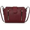 Kate Lee Bordeaux, Borsa a Tracolla in Pelle Anita Donna, Medium