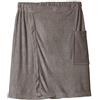 DII Men's Avvolgimento Doccia Regolabile con Velcro, Microfibra, Grigio, 54x20