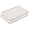 BranQ Home essential BranQ - Home essential BranQ - Salvascarpe in plastica, PP, crema, 2 pezzi