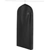 Whitmor Deluxe - Borsa per abiti con cerniera, colore: Nero