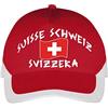 Supportershop Svizzera, Cappello Uomo, Rosso, M