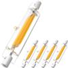 CLAR - Lampadina LED R7S 78mm, Lampada R7S, Alogena, Alogena Equivalente, 6W (Pack 5)