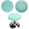 HuaLiSiJi Copri Sgabello Rotondo Fodera Sgabello Rotondo 30-40 cm, Lavabile Facile da Pulire Traspirante e Resistente (Blu)