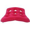 Jiakalamo Cuscino gonfiabile per sedia a rotelle in PVC traspirante, con fori, materasso ad aria per seduta prolungata (rosa)