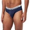 Emporio Armani Men's Brief Essential Microfiber Slip Boxer, Marine, S Uomo