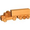 Rudolphs Schatzkiste Letto della plancia del camion degli Stati Uniti dell'automobile di legno vice del camion di legno non dipinto di 15 cm