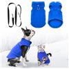 FFTANXS Cappotto per cani, maglione per cani, abbigliamento Chihuahua, maglione per cani di piccola taglia, cappotto per cani con pettorina, cappotto invernale per cani di piccola taglia, uso interno ed