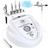 HomdMarket 2 in 1 Macchina di microdermoabrasione del diamante, 65-68cmHg potenza di aspirazione macchina professionale del viso di bagliore con kit di spruzzo, cura della pelle del viso per uso domestico
