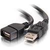 C2G 2m USB A Male to A Female Extension Cable 2m USB A USB A Maschio Femmina Nero cavo USB