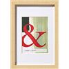 walther design Naturale 20 x 30 cm Vero Vetro Cornice in Legno di Stoccolma EA030H