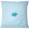Bona Basics, Fodera decorativa per cuscino decorativa, decorazione per la casa, per divano, caffetteria, Dimensioni: 45X45 cm, colore: azzurro