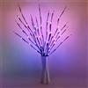 URAQT Catena Luminosa a LED 73 cm, 3 Pezzi Luci del Ramo Pieghevole Con 60 LED, Luci da Interno a Ramoscello, Decorazione per Feste e Natale, Luci Decorative per la Casa (Luce colorata)