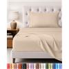 Utopia Bedding Set Lenzuola Letto 3 Pezzi, 90x190cm, Beige