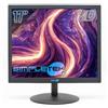 SIMPLETEK - Monitor 17 Pollici | Risoluzione HD Formato 4:3 Schermo HDMI VGA Speaker integrati, ideale per Casse DVR Sistemi di Sicurezza
