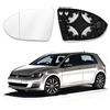 Libershine Adatto per Golf 7 Specchietto, Retrovisore Riscaldabile, Lente di Retromarcia Specchio di Vetro di Retromarcia, Vetro Specchio Retrovisore di Ricambio (Lato sinistro)