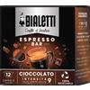 BIALETTI Box 12 Capsule Caffè Bialetti gusto CIOCCOLATO originale