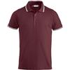 CliQue Amarillo Polo Shirt, Rosso (Bordeaux), XL Uomo
