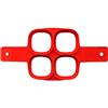 Lovelegis Stampo silicone pancake uova fritte torte 4 buchi formine quadrato lavabile antiaderente idea regalo natale compleanno festa