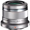 Olympus M.Zuiko Digital Obiettivo 45mm 1:1.8, Micro Quattro Terzi, per Fotocamere OM-D e PEN, Argento