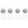 Oxo All Purpose Mollette Magnetiche, Bianco, 21,59 x 10,799 x 3,81 cm, 4 unità