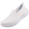 Skechers Go Walk Flex Bright Summer, Sneaker Donna, White Textile/Trim, 38 EU