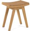 La Forma Poggiapiedi Vicentina in legno massello di teak