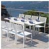 Greenwood Tavolo Capannori Bianco 104/208 X 75 Rta40b di GreenWood