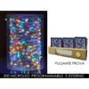 General Trade Catena 300 Microled con Alimentatore x Esterno Luce MultiColor Programmabile
