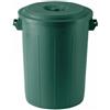 Stefanplast Bidone in Polietilene Verde senza coperchio di Stefanplast-100 LT