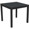 Vacchetti Tavolo da Giardino Sullivan Quadrato 70x70cm Antracite di Vacchetti
