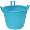 Stefanplast Mastello a 3 manici in polietilene cm 65 100Lt Azzurro di Stefanplast