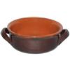 Tegame Alto 2 Manici Cm 20 In Terracotta Da Fuoco di Rocco Bimbo