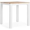 Bizzotto Tavolo Quadrato Bianco Bar Kailani 94X94 BIANCO YK11 di Bizzotto