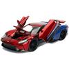 Simba Spiderman Ford GT in Scala 1:24 con Personaggio di Spiderman di Simba