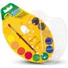 Crayola Set 12 Acquerelli con Pennello e Tavolozza di Crayola