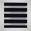 Roccobimbo Tenda a rullo oscurante zebra 120x175 cm nera di Comart
