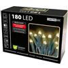 General Trade Luci Natalizie 180 Led Bianco Caldo per Esterno ed Interno Programmabili di General Trade