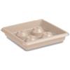 Stefanplast Sottofioriera Mediterraneo Quadrata Bianco Travertino 45x45cm di Stefanplast