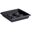 Stefanplast Sottofioriera Mediterraneo Quadrata Antracite 45x45cm di Stefanplast