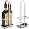 Roccobimbo Stand Olio Aceto per bottiglie quadrate in acciaio inox cl 50