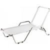 Fiam Lettino River TORTORA da sole in alluminio da Esterno 68x45x192 cm di Fiam