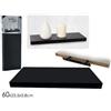 General Trade Mensola colore Nero misure 23.5x60x3.8 cm c/kit di General Trade