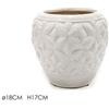 General Trade Vaso Cache-pot 18xh17cm bianco di General Trade