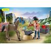 Playmobil Horses of Waterfall Maniscalco con cavallo 71357 di Playmobil