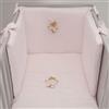 Nanan Set Piumone 4 Pezzi per Lettino Dadini Rosa di Nanan