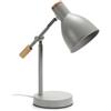 Roccobimbo Lampada Flexo da scrivania 15x36x32 cm Grigio Legno di Roccobimbo